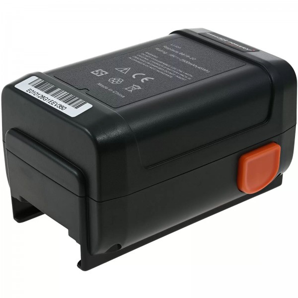 Batterie standard adaptée au taille-haie électrique Gardena ERGOCUT 48 LI, type 8878 18 Volt 2500mAh