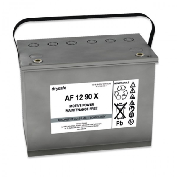 Batterie au plomb Exide AF 12090 XOS avec borne à vis M6 12V, 89500mAh