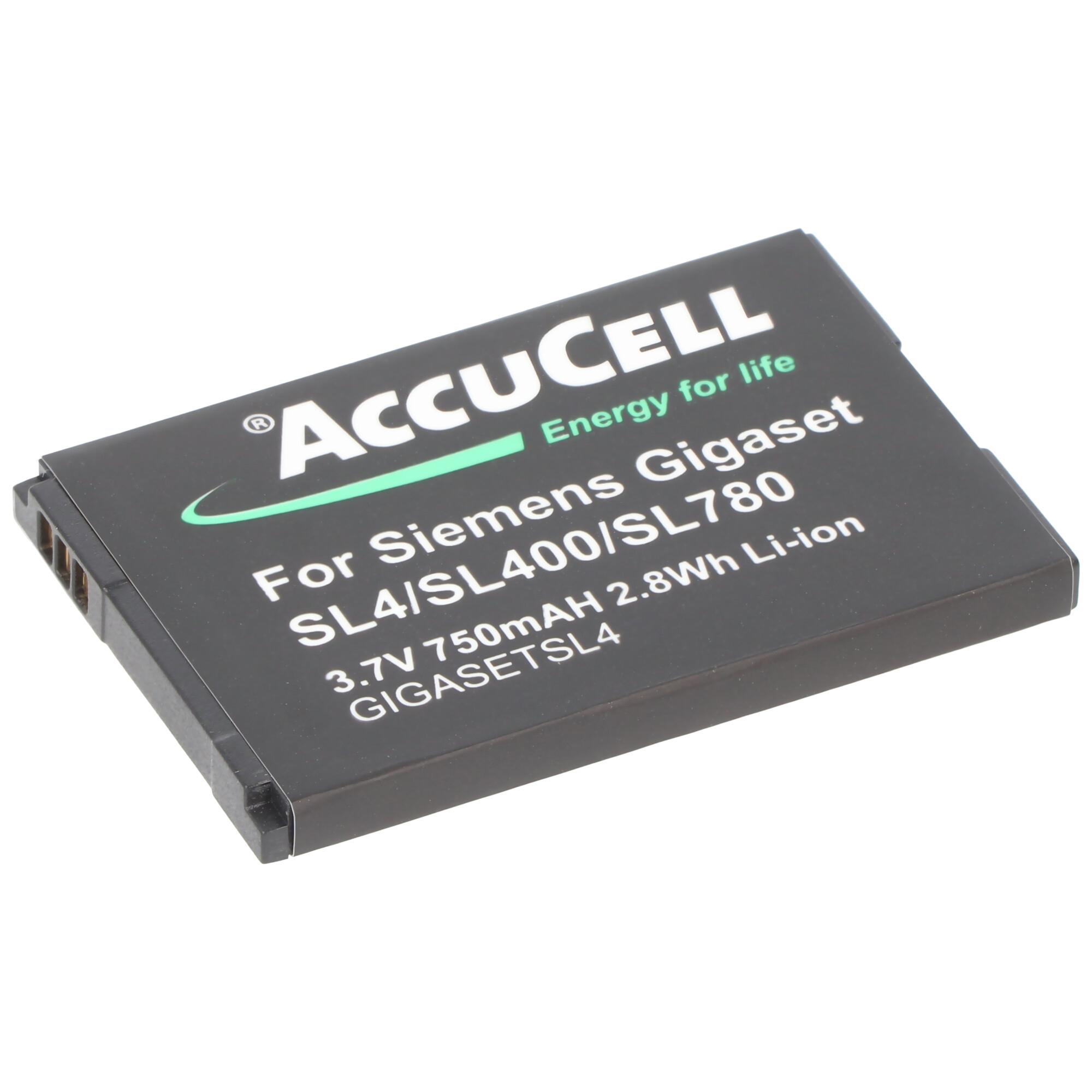Batterie AccuCell pour Siemens SL4, SL400, SL78, SL780, SL785
