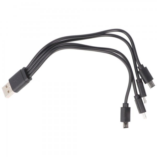 Distributeur USB type A sur 4 x Micro USB Longueur : 0,2 m à 2,1A