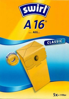 Sac pour aspirateur Swirl A16 Classic en papier spécial pour aspirateurs AEG