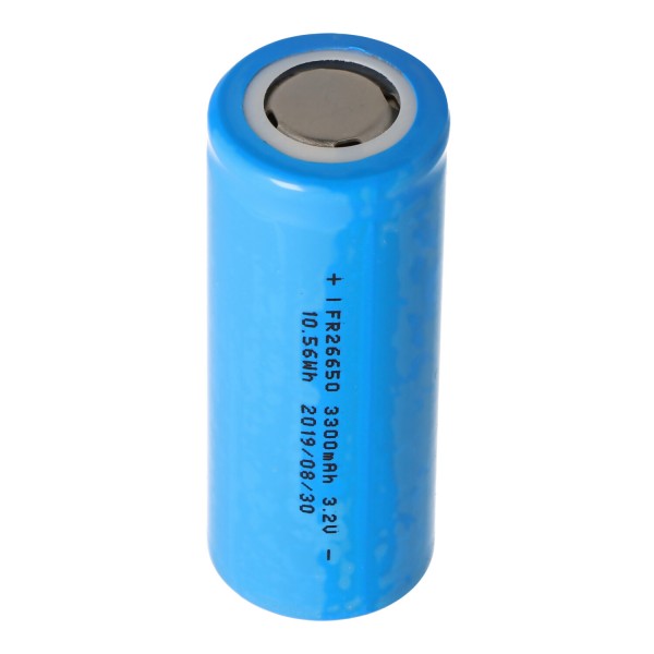 IFR26650 Batterie LiFePO4 (phosphate de fer au lithium) 3,3V - 3,3V 3300mAh