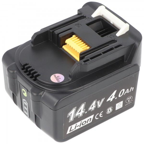 Batterie pour Makita BL1430 14,4 Volt 4000mAh, sans indicateur de charge