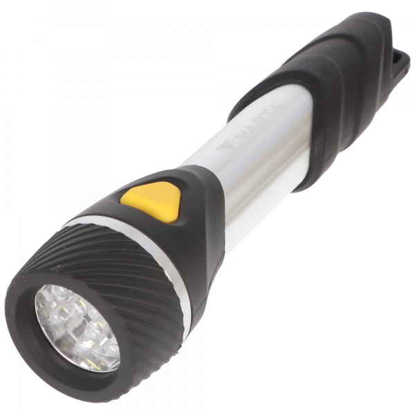 Torche LED Varta Day Light, Multi LED F20 40lm, avec 2x piles alcalines AA, blister de vente au détail