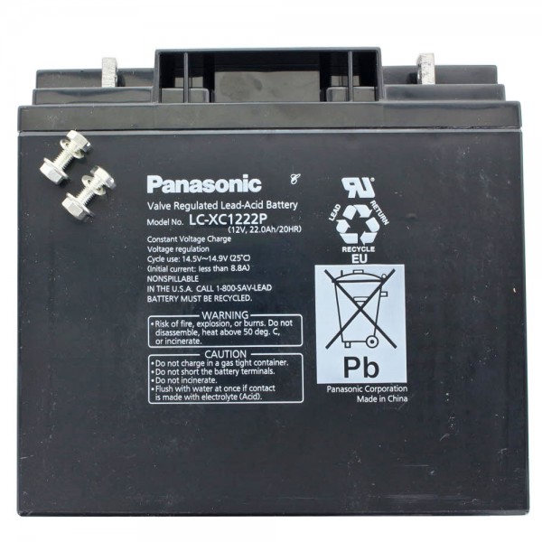 Batterie au plomb cyclique Panasonic LC-XC1222P 12 Volts 22 Ah