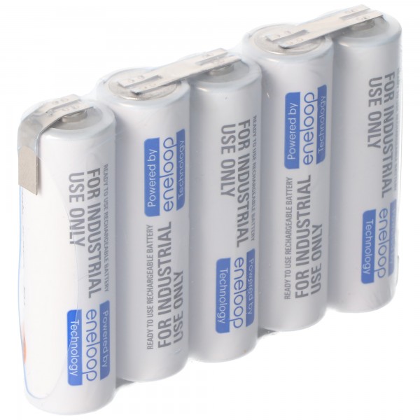 eneloop Pack de batteries F1x5 5 / BK-3MCCE 6 Volts avec cosse à souder