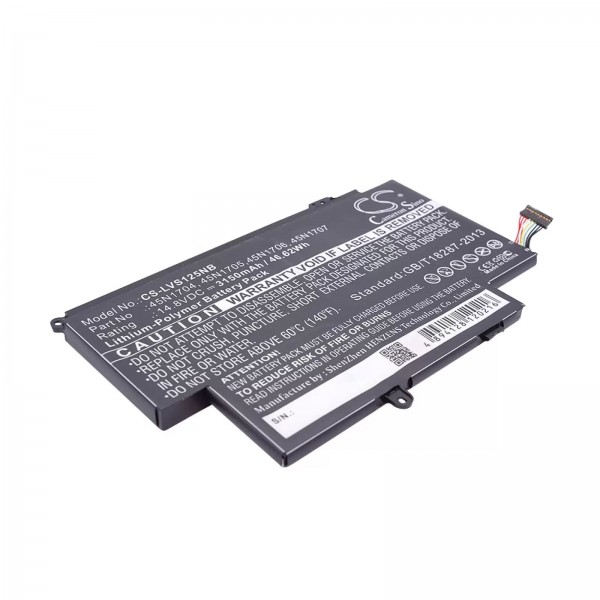Batterie pour ordinateur portable Lenovo ThinkPad Yoga S1 / Yoga 12 / Type 45N1707 - 14,8V - 3150 mAh