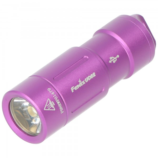 Porte-clés Fenix UC02 LED violet avec batterie Li-ion