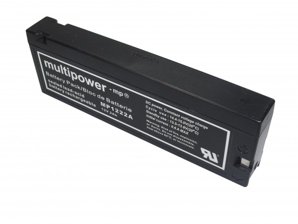 Batterie en plomb compatible avec le défibrillateur Agilent Heartstream XL M3516A, M5516A