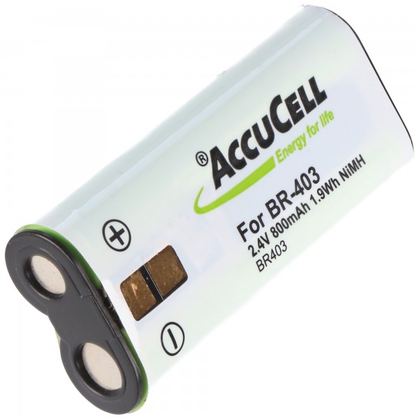 AccuCell batterie adaptée pour Olympus DS-2300, -3300, -4000, BR-403