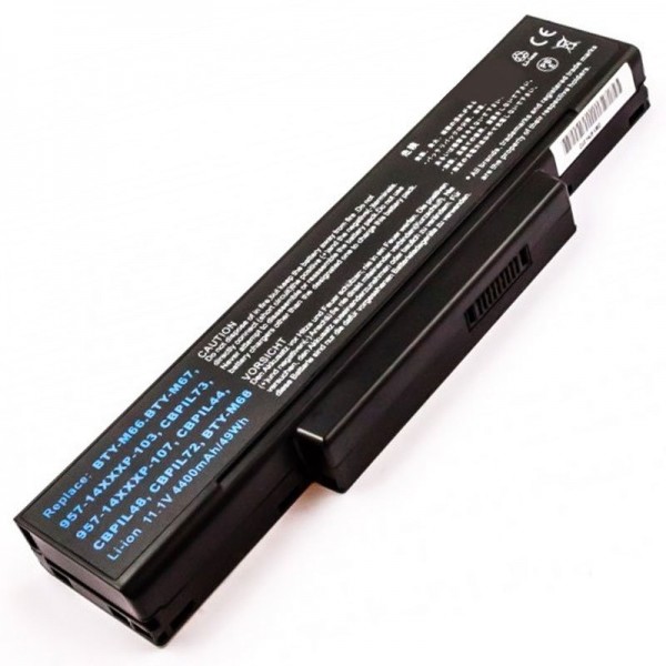 Batterie pour MSI CR400, CR400X, CR420, CR0X, CX410, CX420, EX400