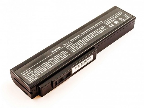 Batterie compatible pour ASUS G50, M50, A32-M50, Li-ion, 11.1V, 4400mAh, 48.8Wh, noire