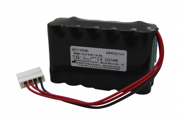 Batterie NiMH adaptable sur Burdick Aitria 3000/3100/6000/6100 (92700)