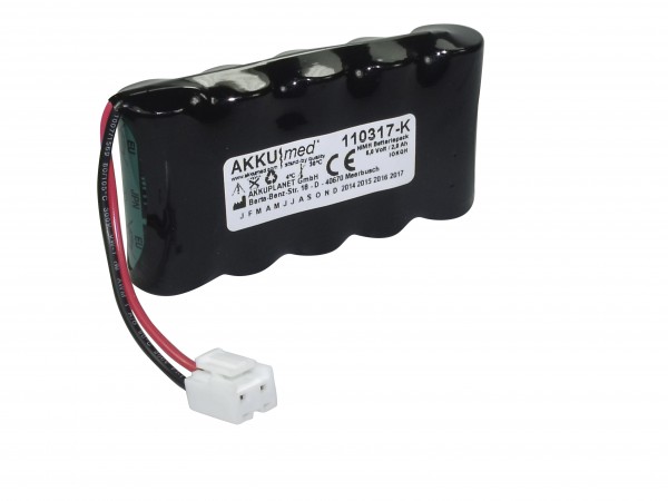 Batterie NiMH adaptée aux balances Söhnle S20-2760 6.0 Volt 2.0 Ah CE conforme