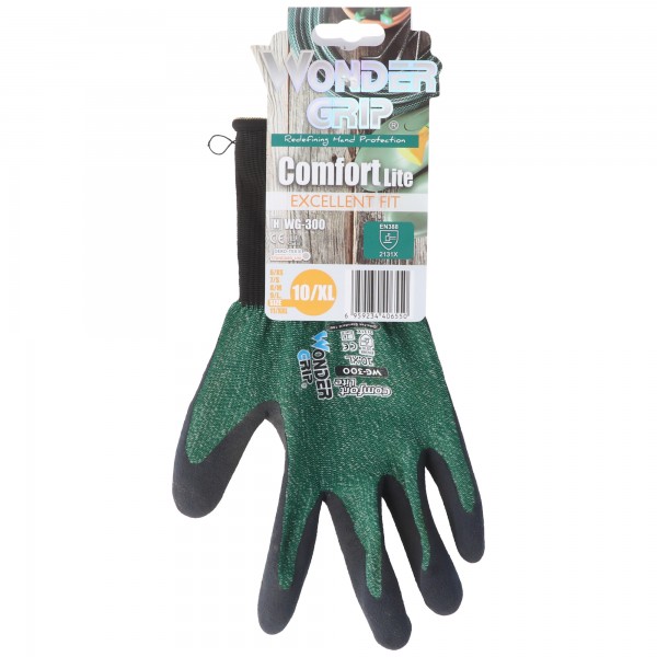 Wonder Grip 9 L le gant de travail en latex de haute qualité pour le jardinage, les travaux ménagers, le transport de meubles, etc.