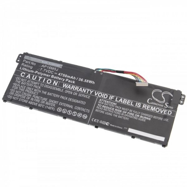 Batterie adaptée pour Acer Aspire 3 A315-21 / AP16M5J Li-Polymer 7.7V 4750mAh