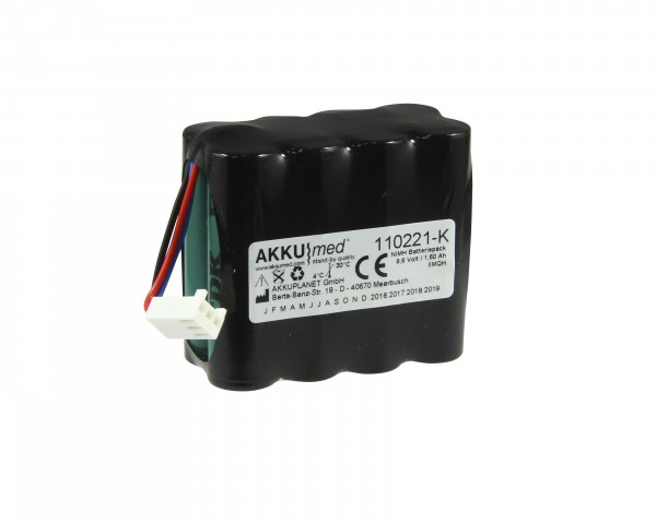 Batterie NiMH pour BCI Capnocheck CO², SPO², 3303, AD700 - Type 8200 (9714)