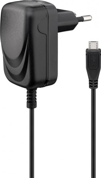 Chargeur micro USB Goobay (5W) - alimentation pour de nombreux petits appareils avec connexion micro USB tels que les smartphones