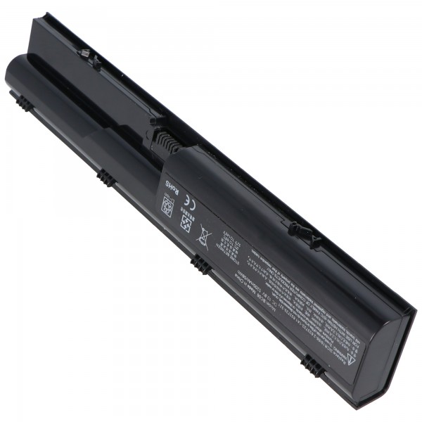 Batterie pour HP ProBook 4330s, 4530s, Li-ion, 10.8V, 5200mAh, 56.2Wh, noir