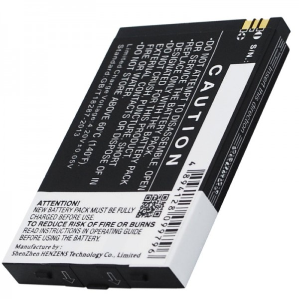 Batterie pour Sonim XP3-S, XP3 Enduro, XP3-0001100-2 3.7 Volt 1200mAh