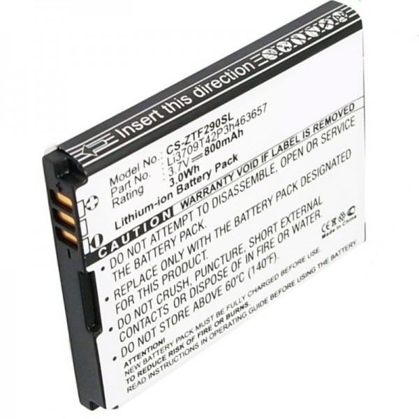 Li3708T42P3h463657-NTC batterie de remplacement de AccuCell