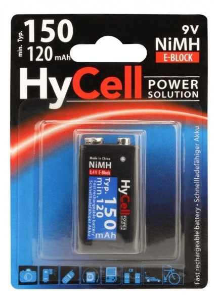 Batterie HyCell NiMH type 150 E-Block 120mAh
