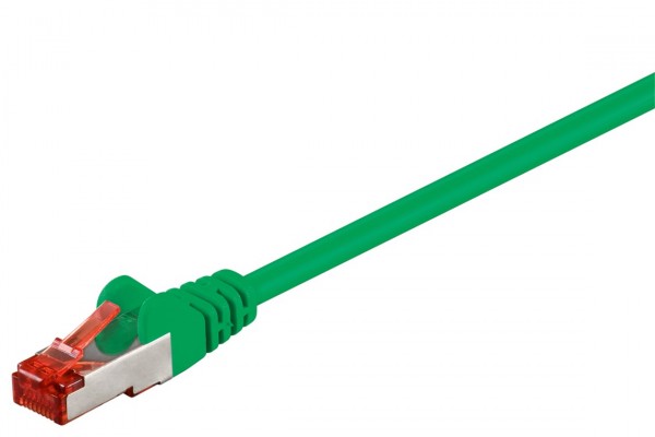 Câble patch Goobay CAT 6, S/FTP (PiMF), vert