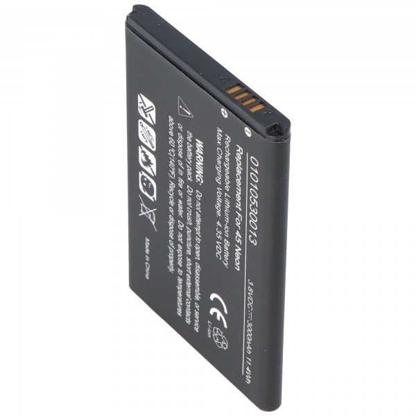 Batterie compatible avec les batteries Archos 45 Neon AC3000A, AC3000B
