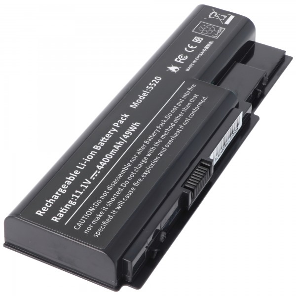 Batterie pour ACER Aspire 5310 série, série 6530, Li-ion, 11.1V, 4400mAh, 48.8Wh, noir