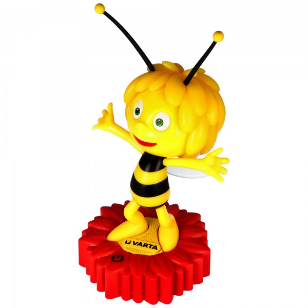 Veilleuse Bee Maja LED, alimentée par batterie, avec fonction d'arrêt automatique, hauteur 24 cm