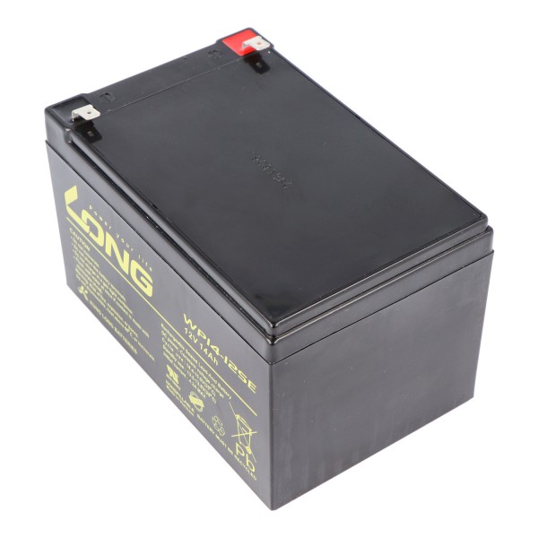 Batterie plomb Kung Long WP14-12SE PB, version résistante aux cycles avec contacts Faston 6,3 mm