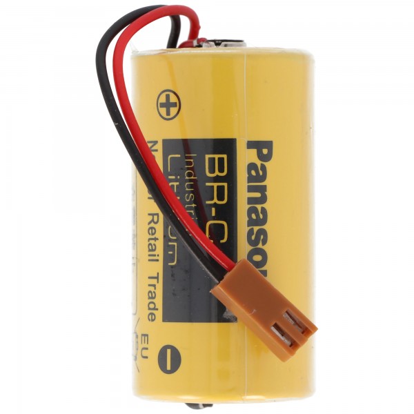BR-CCF1TH Batterie de secours CNC au lithium BR-C avec câble et fiche, GE FANUC CNC 16i, 18