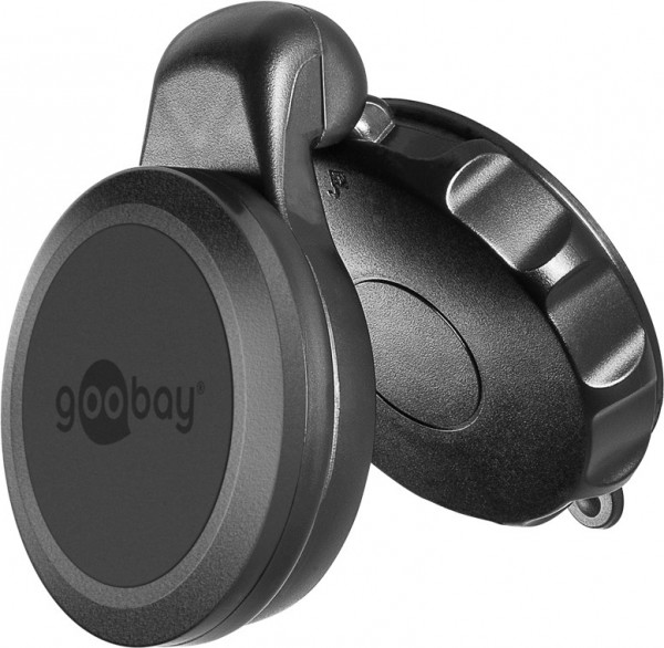 Support magnétique Goobay pour smartphones - pour une fixation simple et sûre dans le véhicule (montage sur vitre)