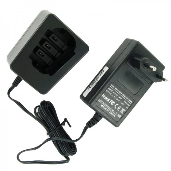 Chargeur compatible avec la batterie d'outils Metabo 4.8 - 18 Volt NiCd / NiMH