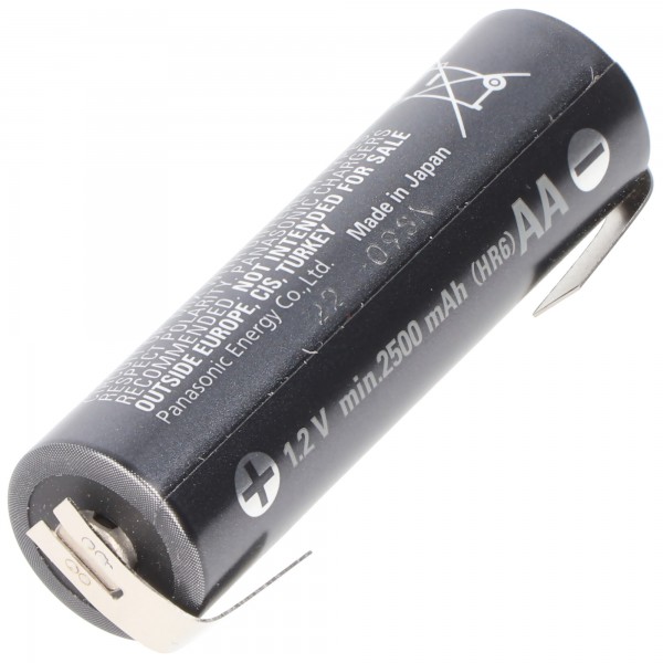 eneloop Batterie Pro Mignon BK-3HCCE Ni-MH 1,2 Volt 2500mAh avec cosse à souder U
