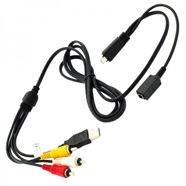 Câble de connexion USB / AV adapté pour Sony Cyber-Shot, VMC-MD3