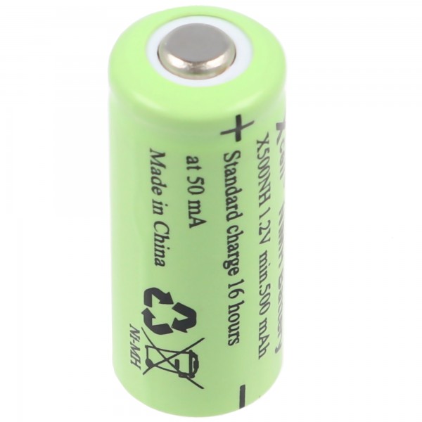 AccuCell Battery Lady LR1 Taille N avec pôle positif prononcé, 1,2 V, 500mAh GPLADY