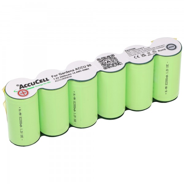 Batterie pour Gardena ACCU90 batterie, ACCU 90 batterie 2,8mm, 4,8mm