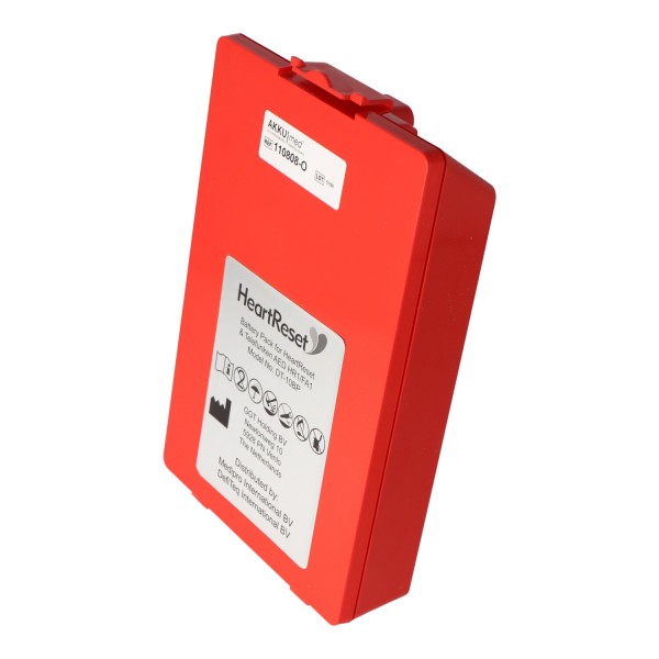 Batterie pour défibrillateur Telefunken HR1 / FR1 - batterie alcaline au manganèse - DT-10BP