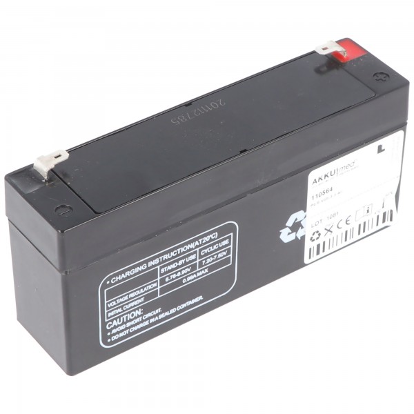 Batterie plomb-acide adaptable sur Criticon Dinamap proCare 100, 300