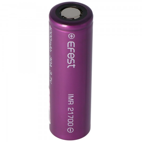 Efest IMR21700 - 4000mAh, batterie Li-ion, 3,6V - 3,7V 30A
