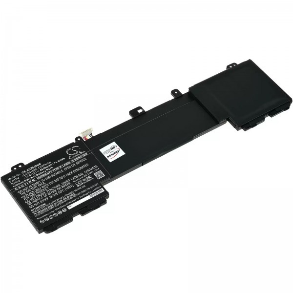 Batterie adaptée pour ordinateur portable Asus ZenBook Pro UX550VD-BN032T, UX550VD-BN068T, type C42N1630 et autres - 15.4V - 4650 mAh