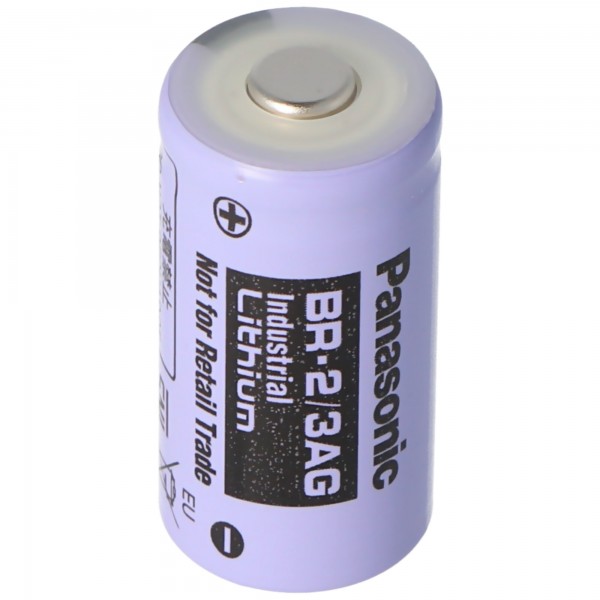 Batterie Panasonic Lithium 3V BR 2 / 3AGN 2/3 Une cellule haute température