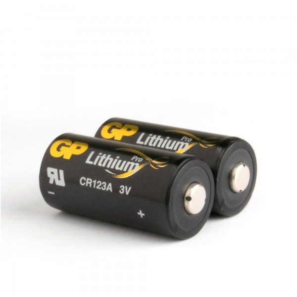 Pile CR123A GP Lithium Pro 3V 2 pièces