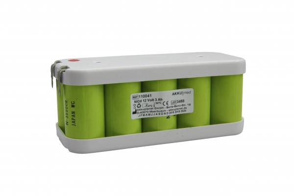 Batterie NC adaptée au défibrillateur Honeywell ED420 / ED500 conforme à la norme CE