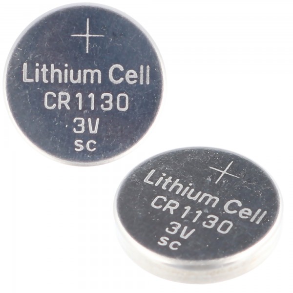 CR1130 Pile au lithium Pile de 3,0 V CR1130 3Volt 2 pièces