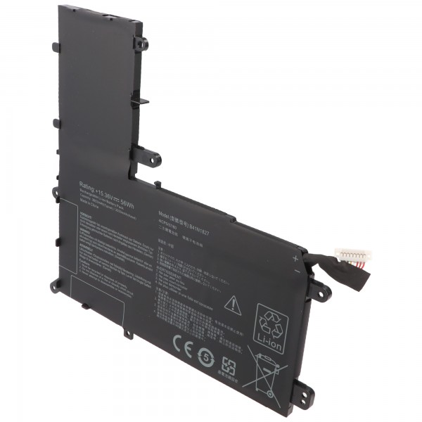 Batterie pour ASUS ZenBook Flip 15 UX562FA, Li-Polymer, 15.36V, 3650mAh, 56Wh