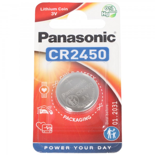 Panasonic CR2450 Pile Lithium IEC CR 2450 EL