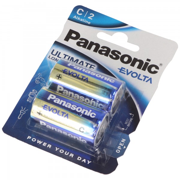 Panasonic EVOIA batterie les nouvelles piles alcalines Baby / C