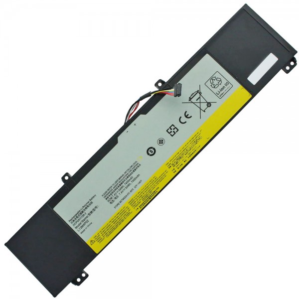 Batterie pour Lenovo Erazer Y50, Li-Polymer, 7.4V, 7300mAh, 54Wh, intégrée, sans outil
